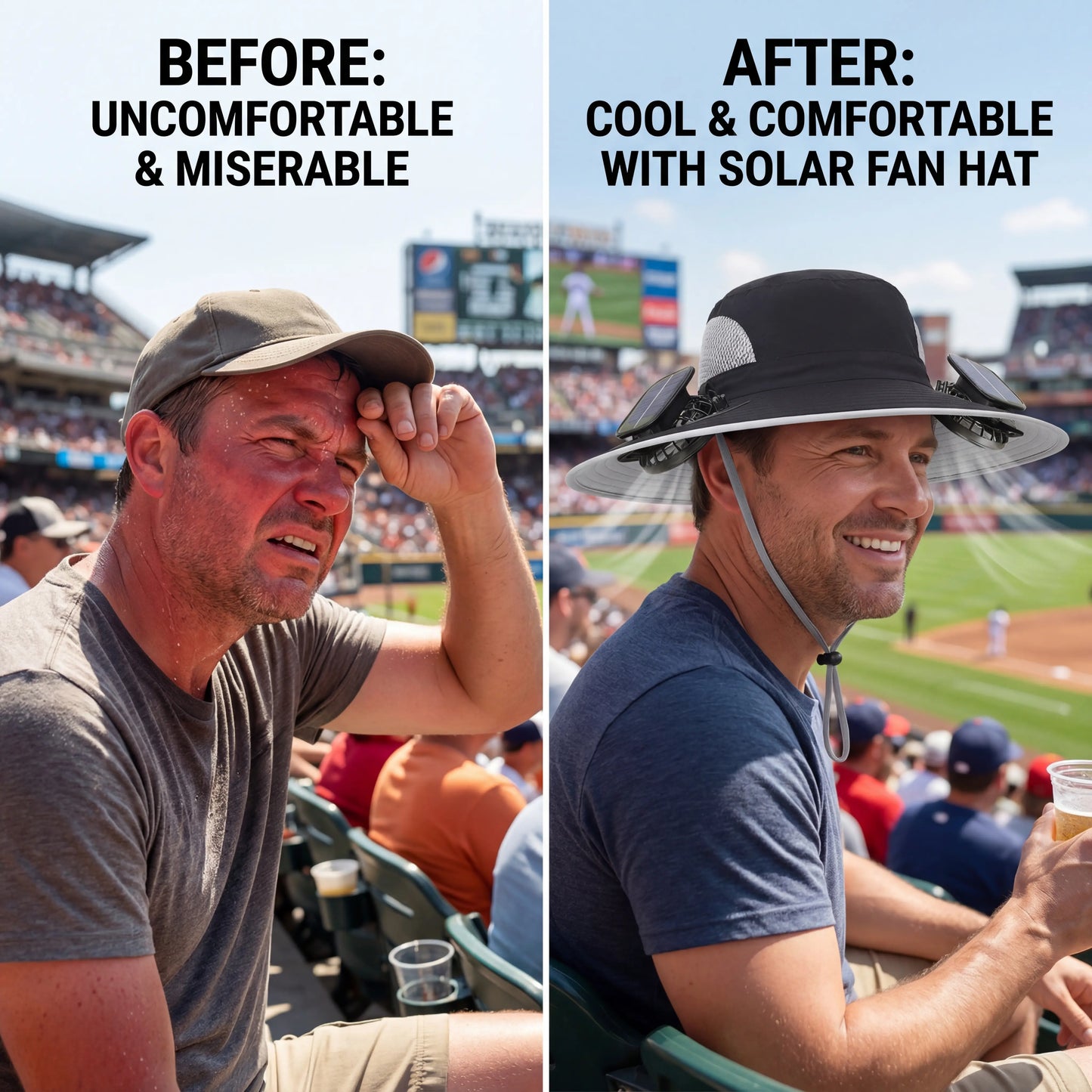 Solar Cooled Hat